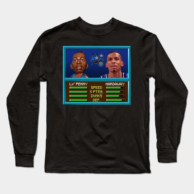 Lil' Penny NBA JAM Long Sleeve T-Shirt by Juantamad
